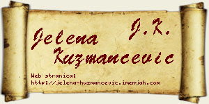 Jelena Kuzmančević vizit kartica